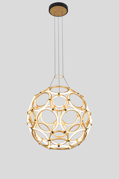 ARAS Modern LED Pendant Ball Light 160W Brass