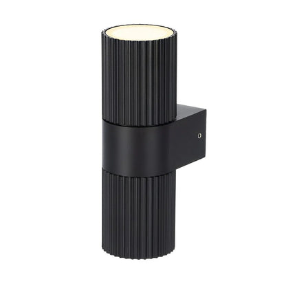 Torsten Outdoor Up and Down Wall Light in White or Black/Large or Small