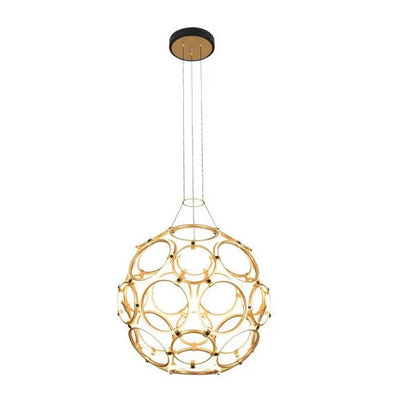 ARAS Modern LED Pendant Ball Light 160W Brass