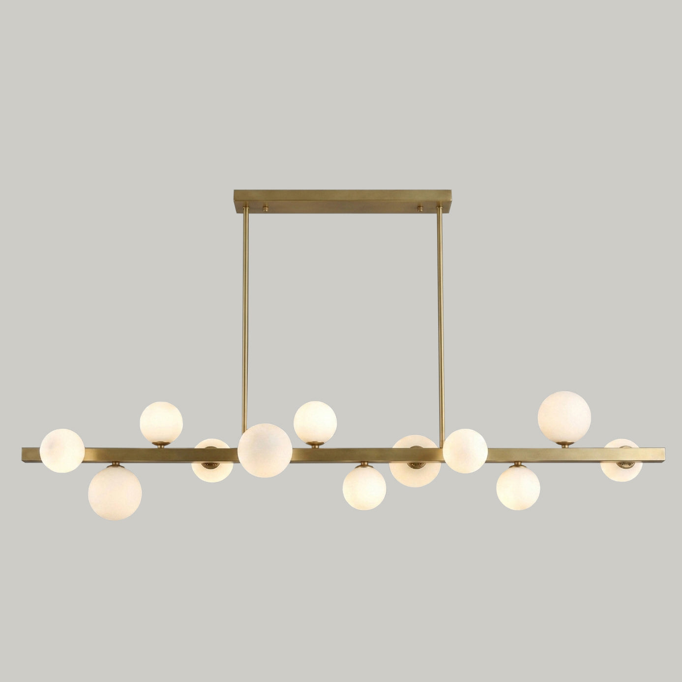 Aura Pendant Light in Brass and Antique Brass