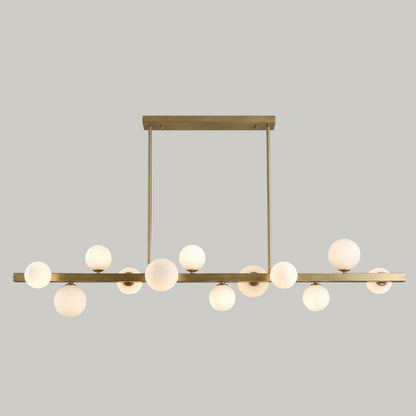 Aura Pendant Light in Brass and Antique Brass