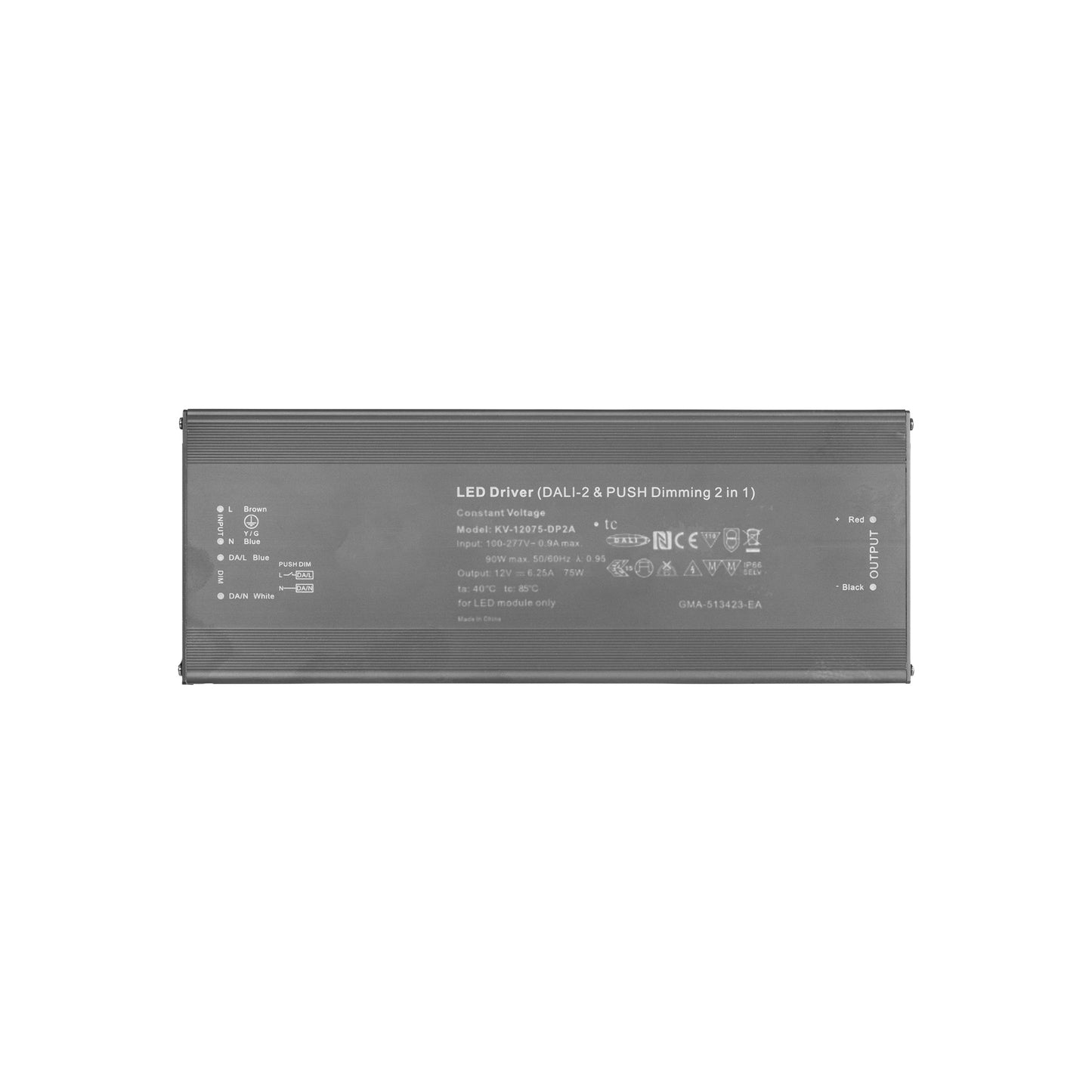 LC 12V75W | 75W Dali 2 + Push Dimming 2 in 1 Dimmable LED Driver