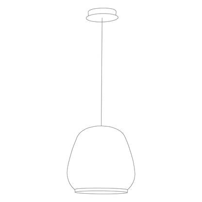 Emmeline Hand Knit Pendant Light Sand Yellow