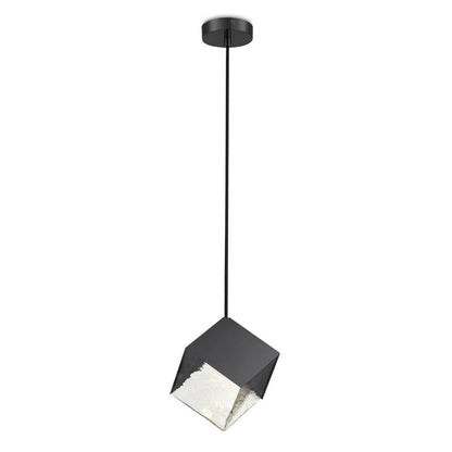 KUBO Black Glass Pendant Light