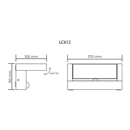 LC600 Adjustable LED Floodlight Series With or Without Sensor