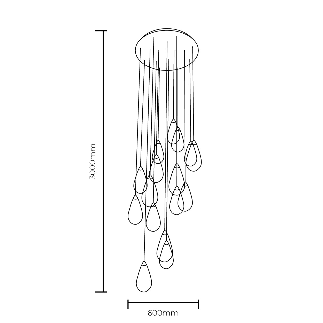 Pluvia Raindrop Pendant