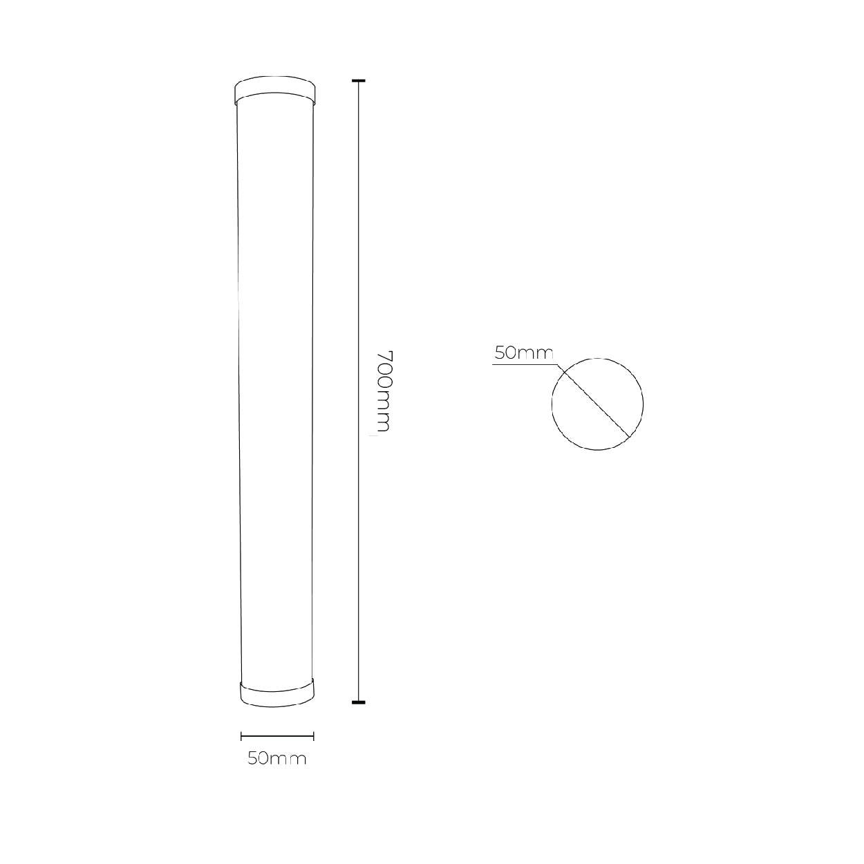 The Shadow Light Small Marble Wall Light