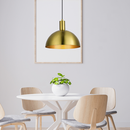 Brano Brass Industrial Pendant Light