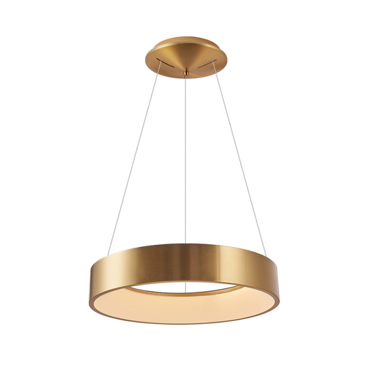 Kinsly Brass 24W LED Infinite Pendant Light