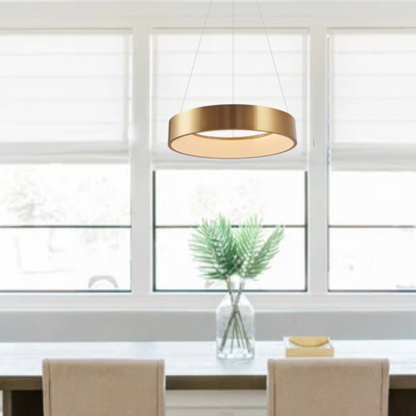 Kinsly Brass 24W LED Infinite Pendant Light