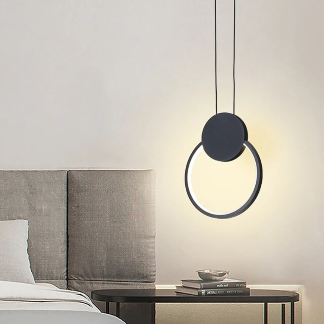 Dalgatti Matte Black 12W LED Pendant Light