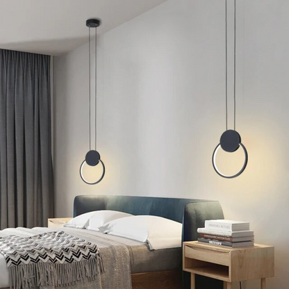 Dalgatti Matte Black 12W LED Pendant Light