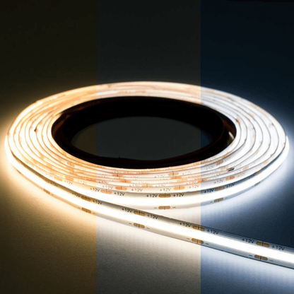 22W Per meter IP68 COB Hybrid Neon LED Flex Strip - Dynamic Tunable White (5 meter reel)