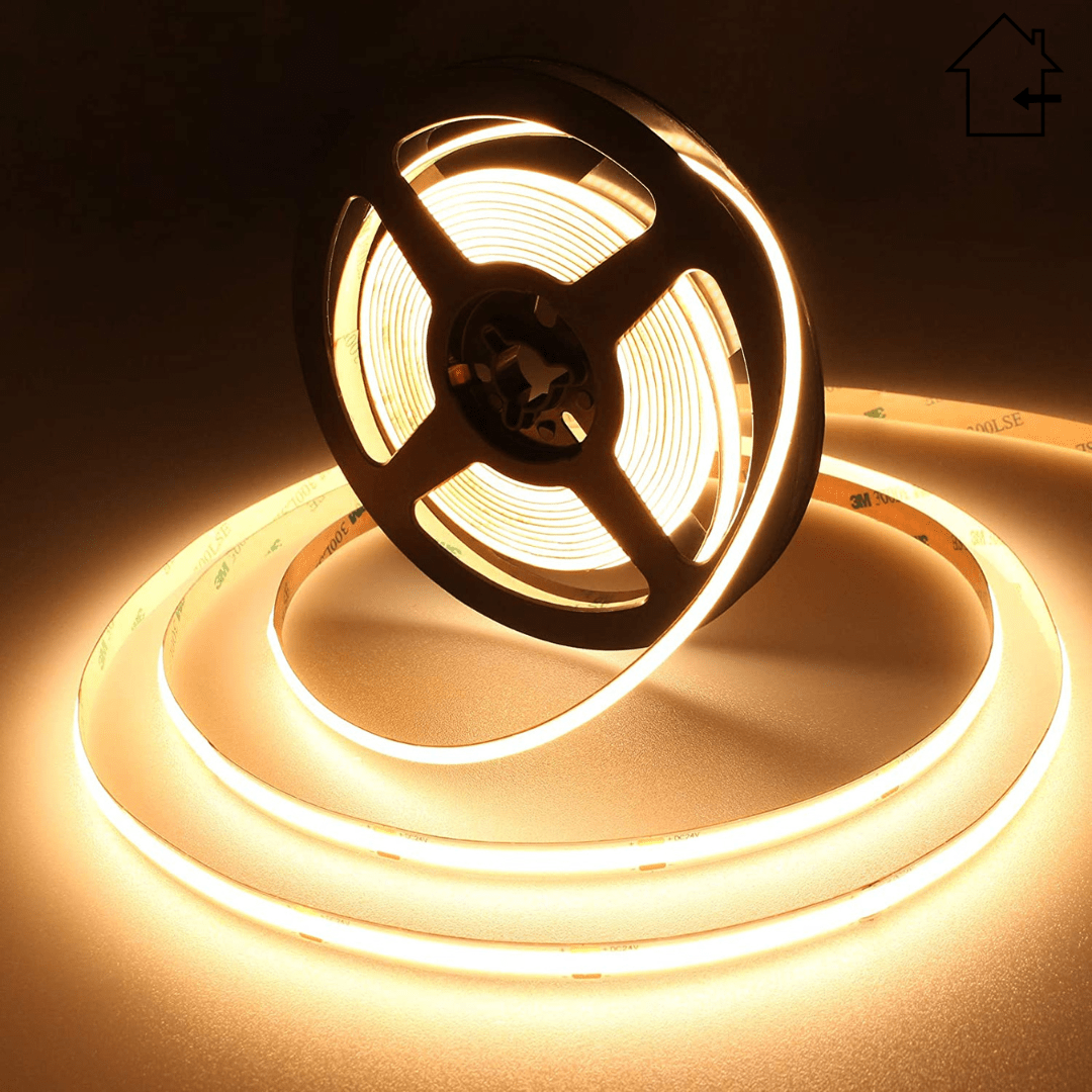 10mm | 15W/m 3000ºK | IP20 | COB Flexible LED Strip Light