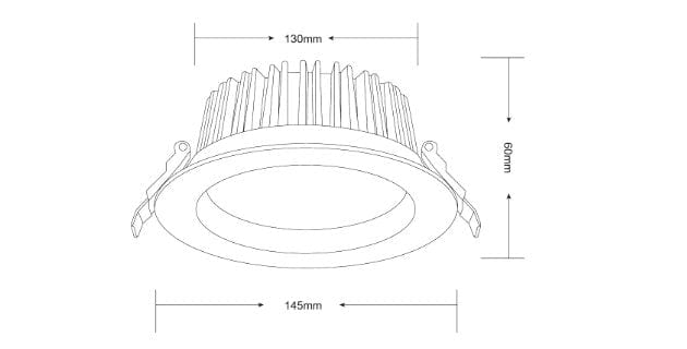 INFINITE 301 15W COB Recessed LED Downlight